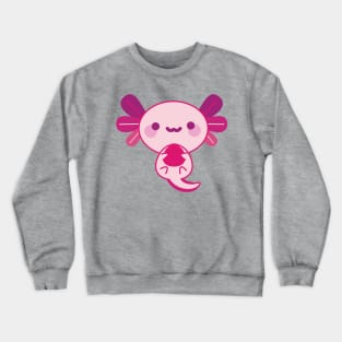 cute axolotl Crewneck Sweatshirt